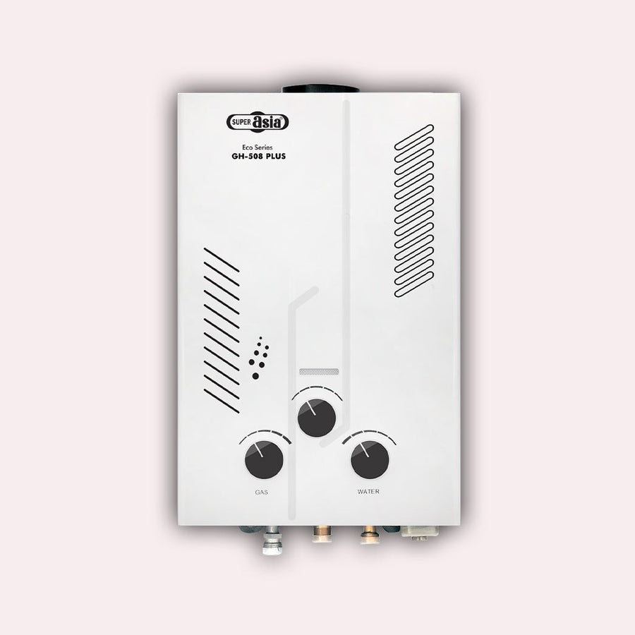 Super Asia - Instant Gas Water Heater - GH-508Di Plus Eco 8 Ltrs