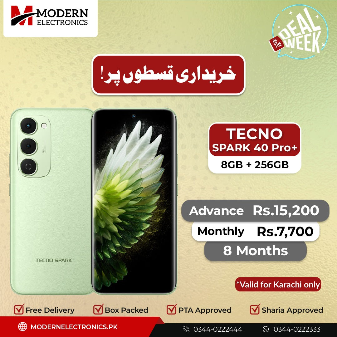 Deal of the Week - Tecno Mobile - Spark 40 Pro+ (8GB, 256GB)