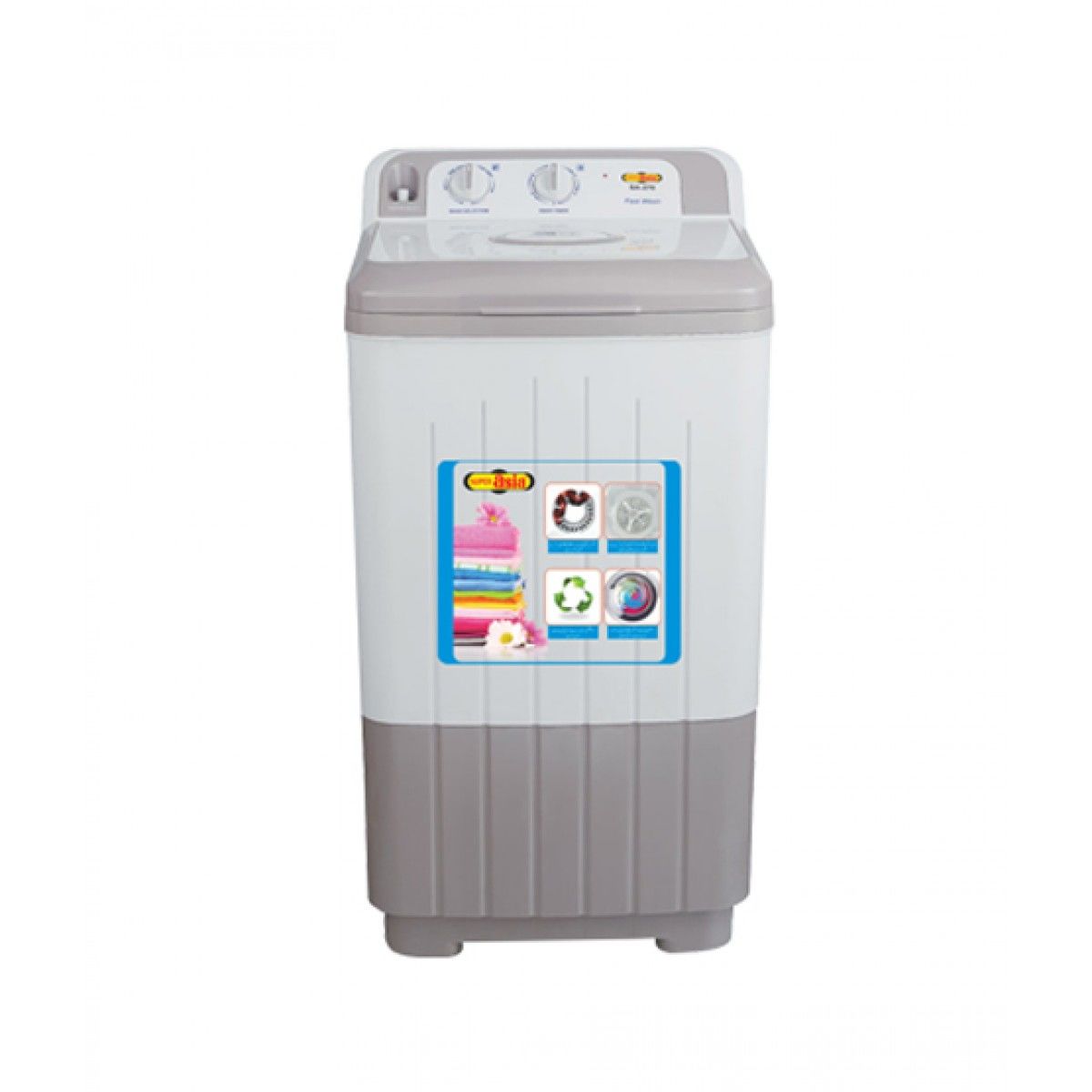Super Asia Washing Machine Single Tub - SA-270