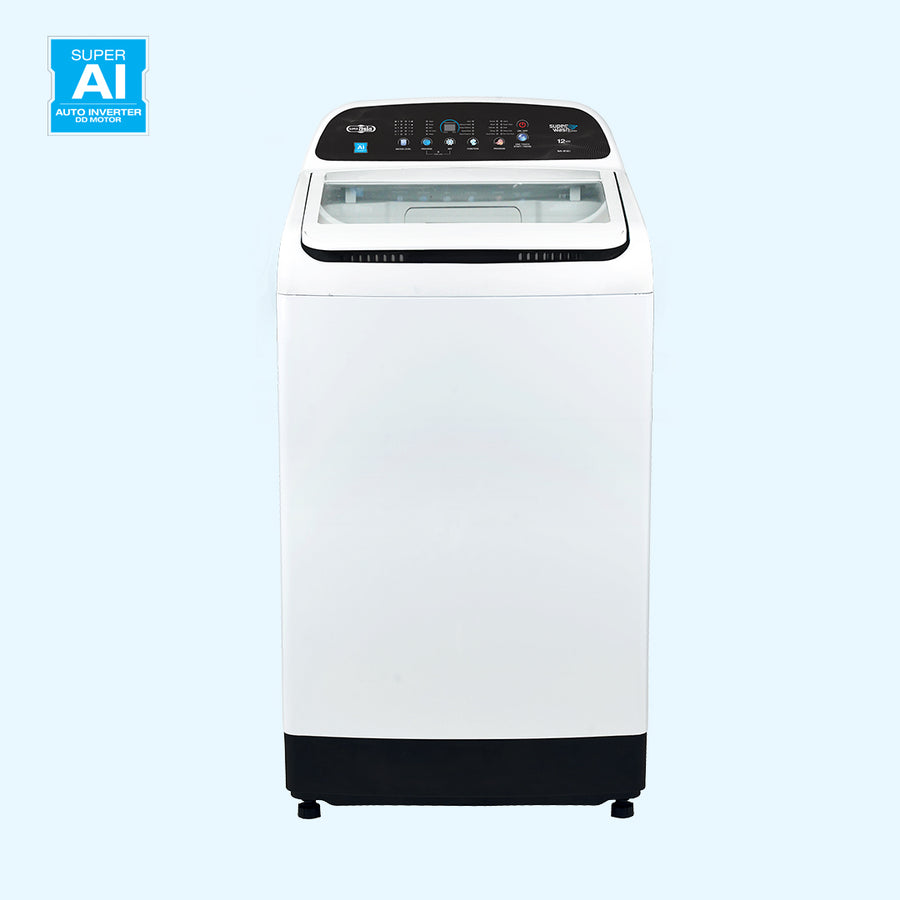 Super Asia Washing Machine Fully Automatic Top Load - SA-812i (Inverter) - 12Kg