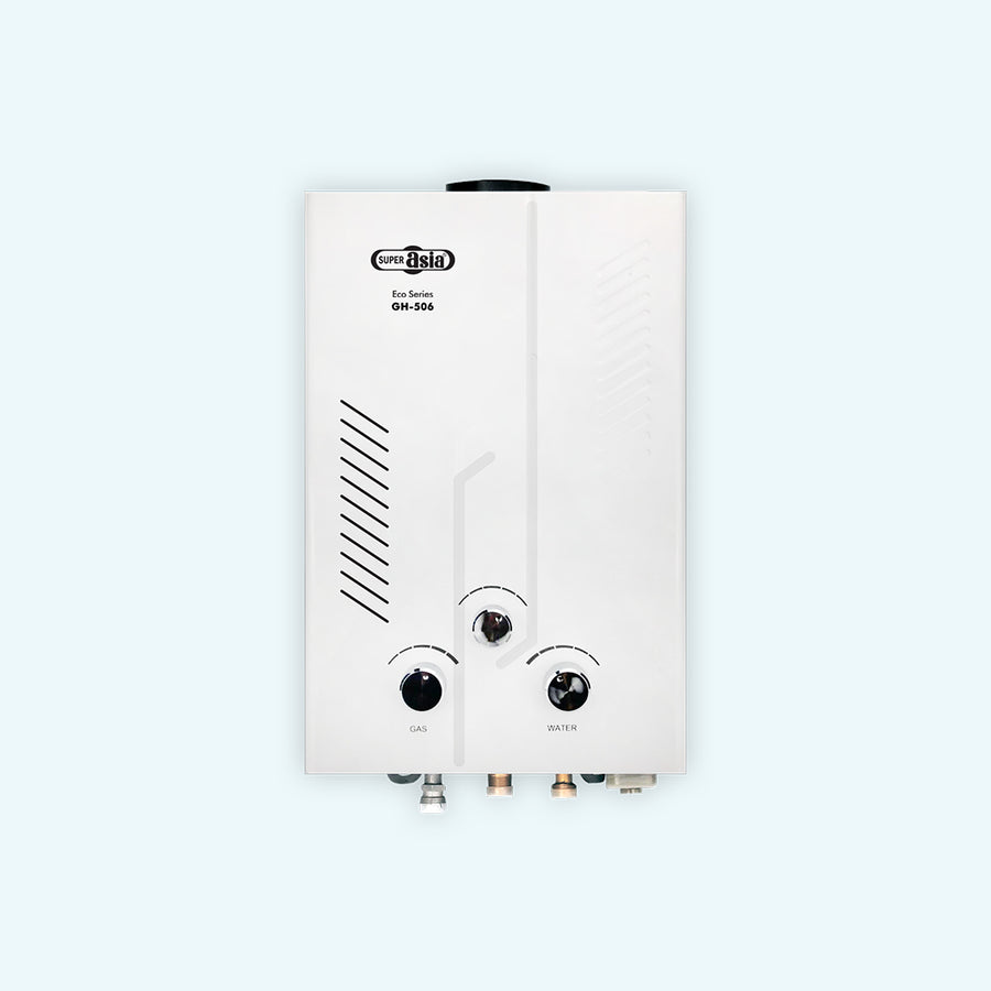 Super Asia - Instant Gas Water Heater - GH-506 Eco 6 Ltrs