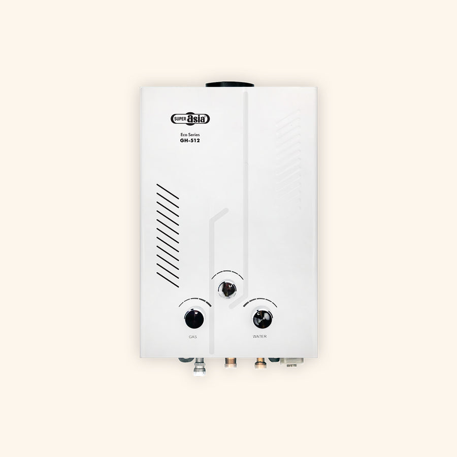 Super Asia - Instant Gas Water Heater - GH-512 Eco 12 Ltrs