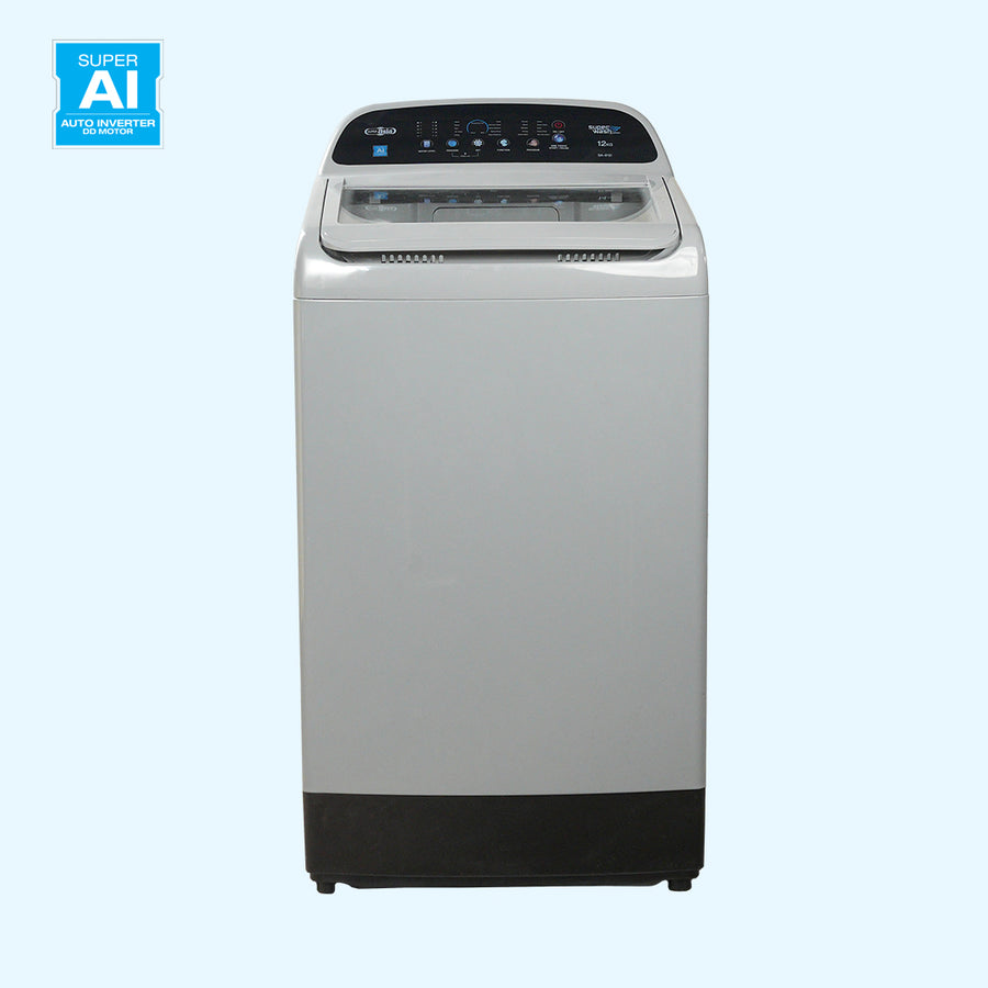 Super Asia Washing Machine Fully Automatic Top Load - SA-812i (Inverter) - 12Kg