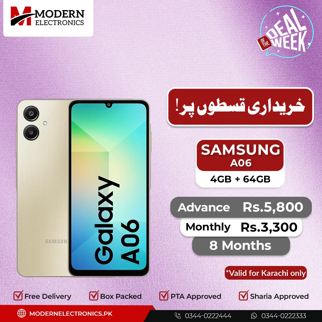 Deal of the Week - Samsung Mobile - A06 (4GB, 64GB)