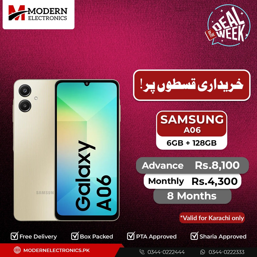 Deal of the Week - Samsung Mobile - A06 (6GB, 128GB)