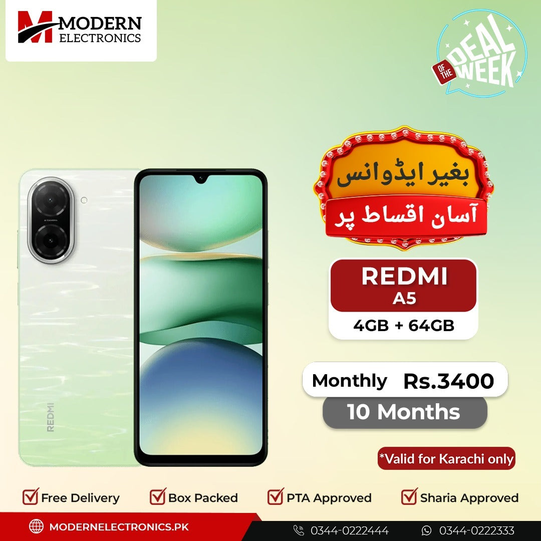 Deal of the Week - Redmi Mobile - Redmi A5 (4GB, 64GB) - 10 Months Zero Advance