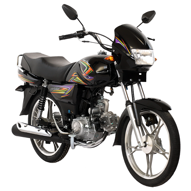 Super Power 70CC Motorcycle - SP-70 Delux (Self Start + Alloy Rim)