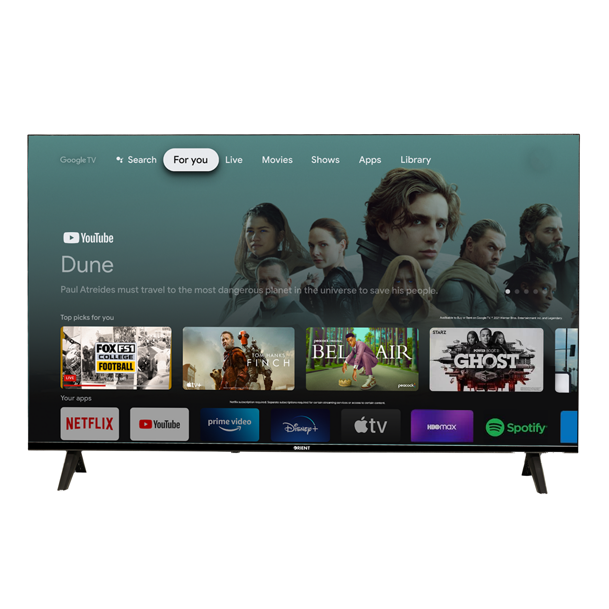 Orient LED TV - Fusion 32" HD Black