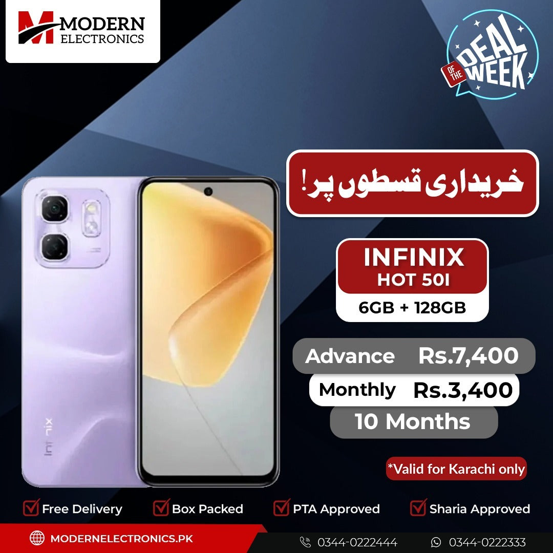 Deal of the Week - Infinix Mobile - HOT 50i (6GB, 128GB)
