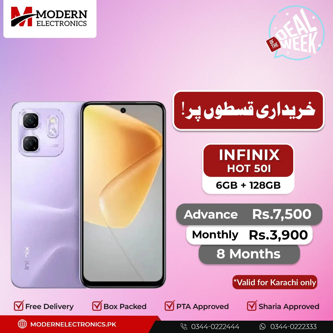 Deal of the Week - Infinix Mobile - HOT 50i (6GB, 128GB)