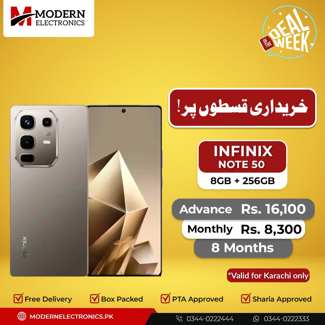 Deal of the Week - Infinix Mobile - Note 50 (8GB, 256GB)
