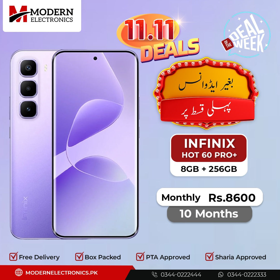 Deal of the Week - Infinix Mobile - HOT 60 Pro Plus (8GB, 256GB) - Pay 1st Installment (10 Months)