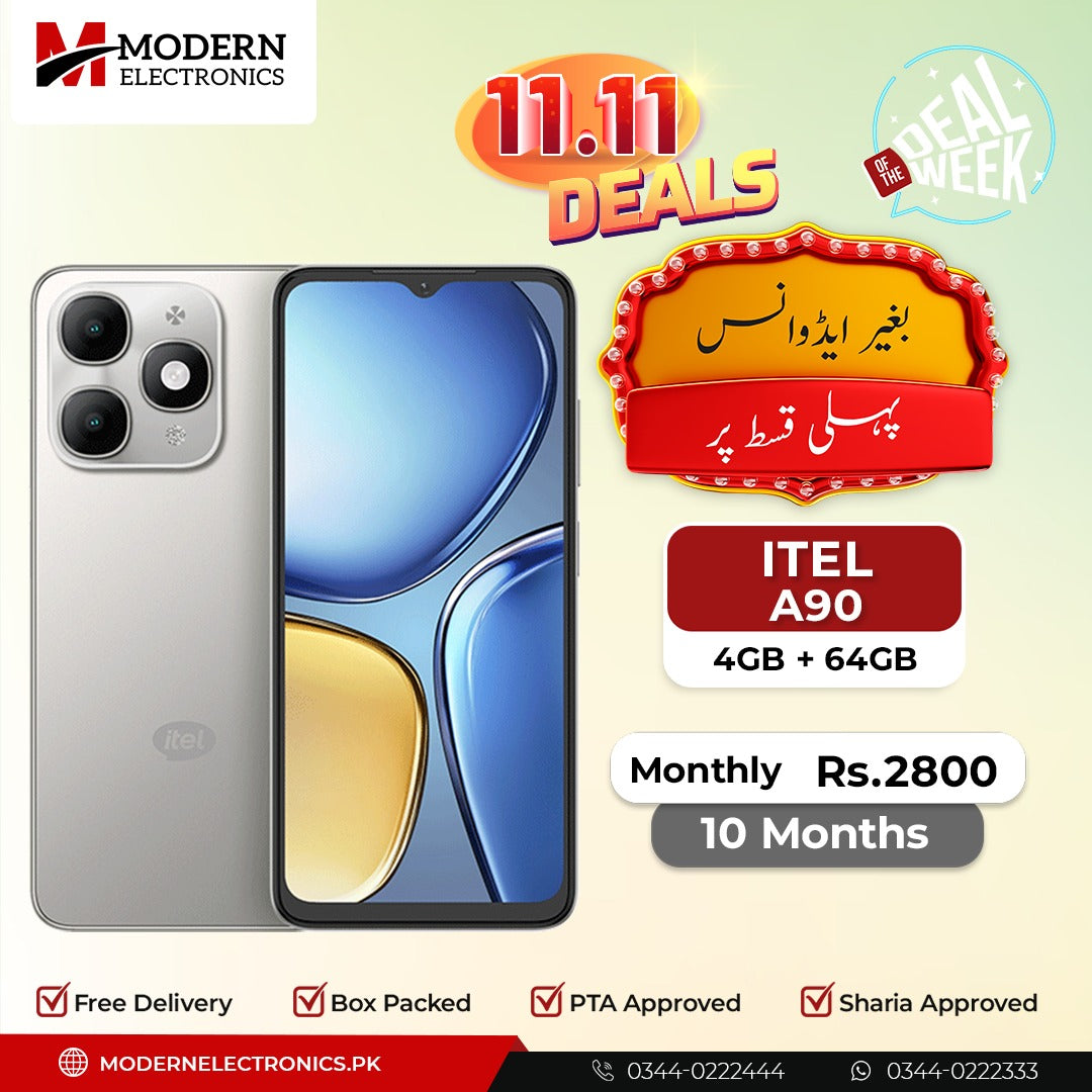 Deal of the Week - Itel Mobile - A90 (4GB, 64GB) - Pay 1st Installment (10 Months)