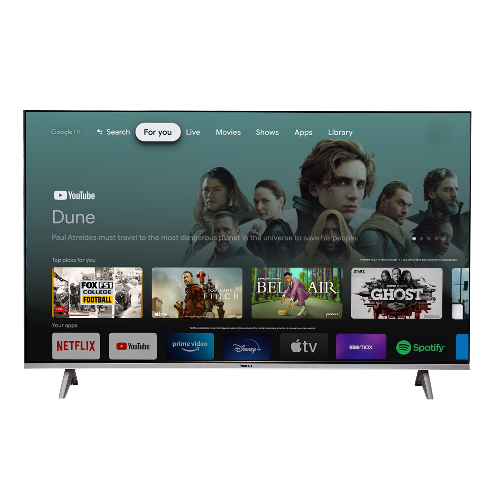 Orient LED TV - Nexus 55" QLED Silver