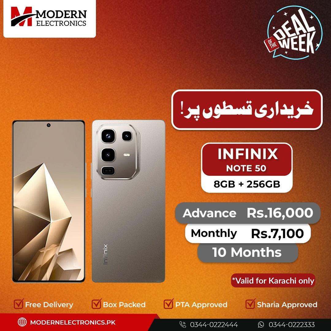 Deal of the Week - Infinix Mobile - Note 50 (8GB, 256GB)