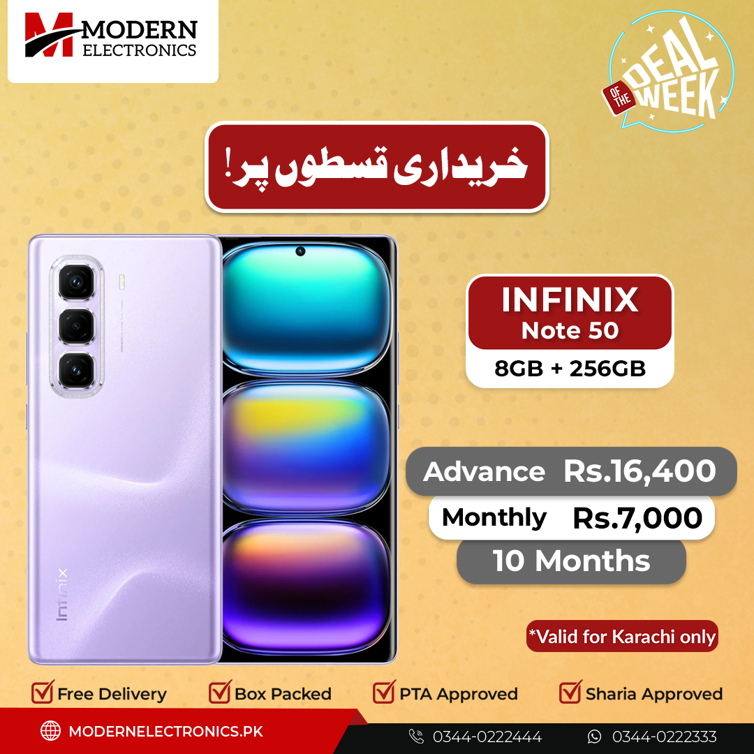 Deal of the Week - Infinix Mobile - Note 50 (8GB, 256GB)