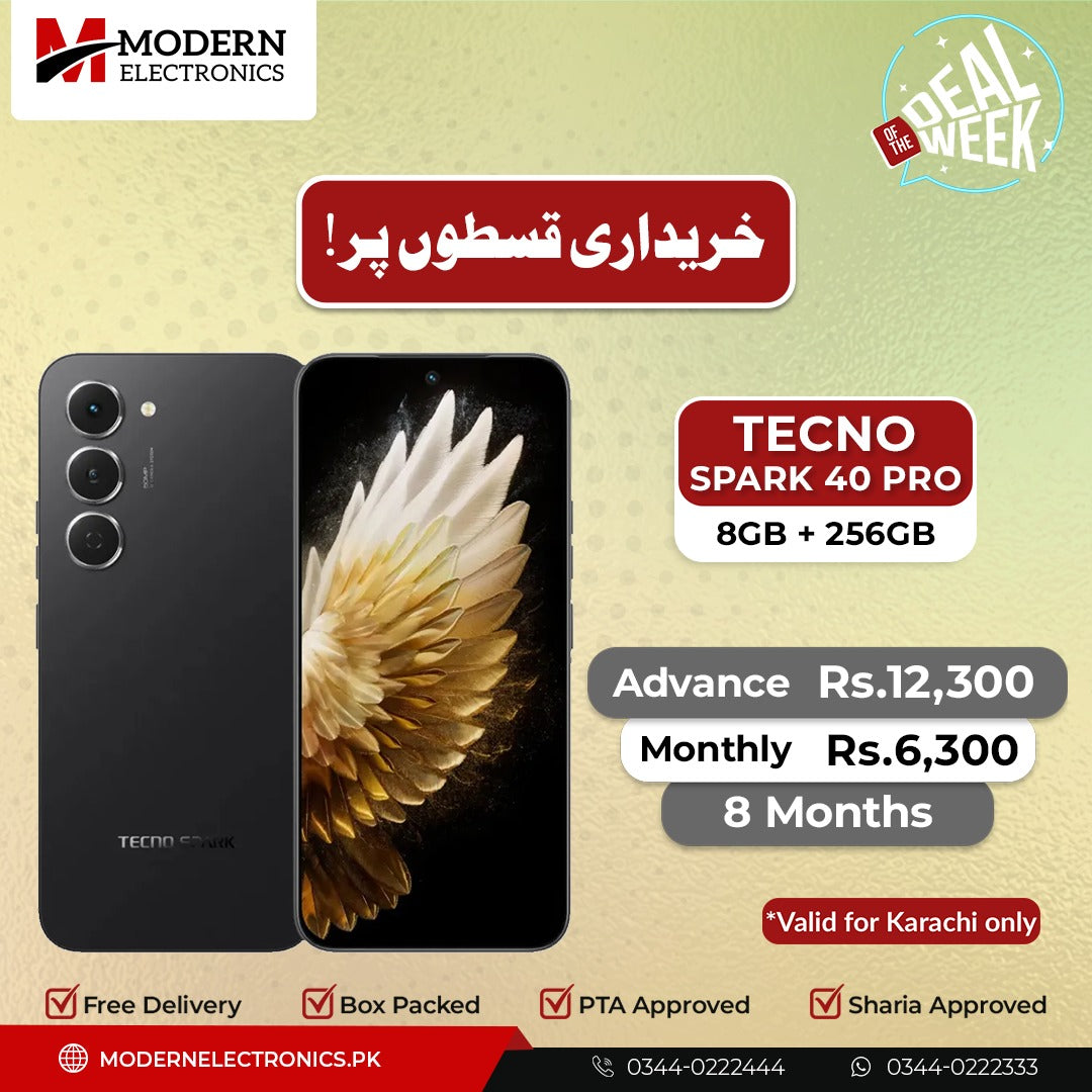 Deal of the Week - Tecno Mobile - Spark 40 Pro (8GB, 256GB)