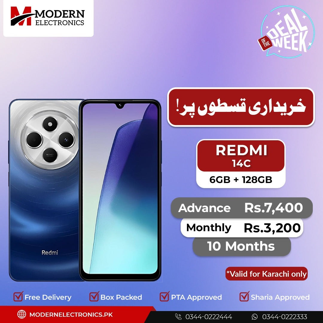Deal of the Week - Redmi Mobile - Redmi 14C (6GB, 128GB)