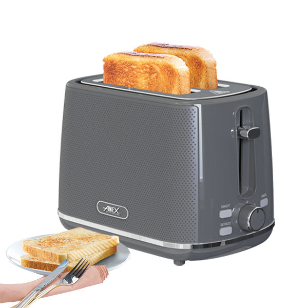 Anex Home Appliances Deluxe 2 Slice Toaster AG-3004