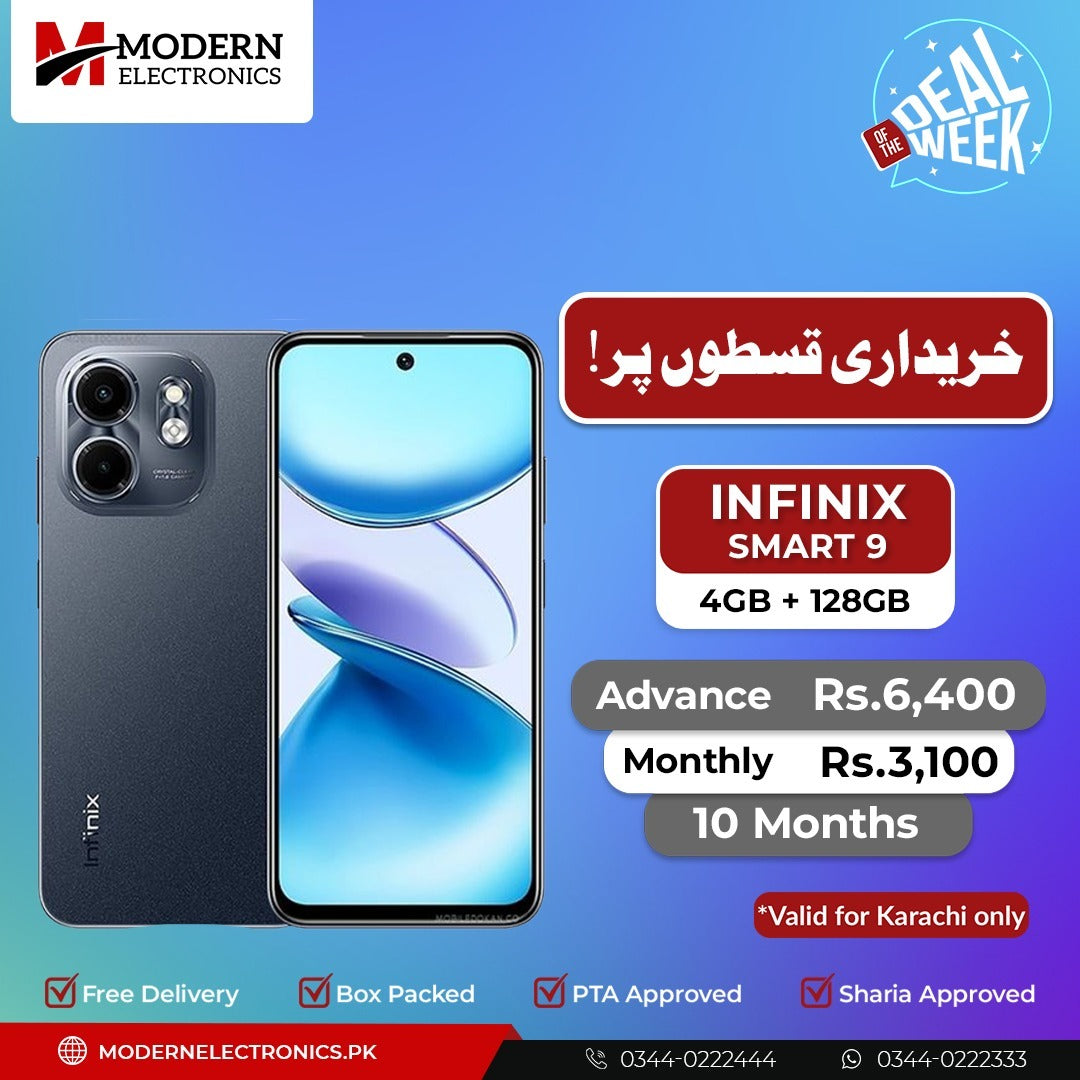 Deal of the Week - Infinix Mobile - SMART 9 (4GB, 128GB)