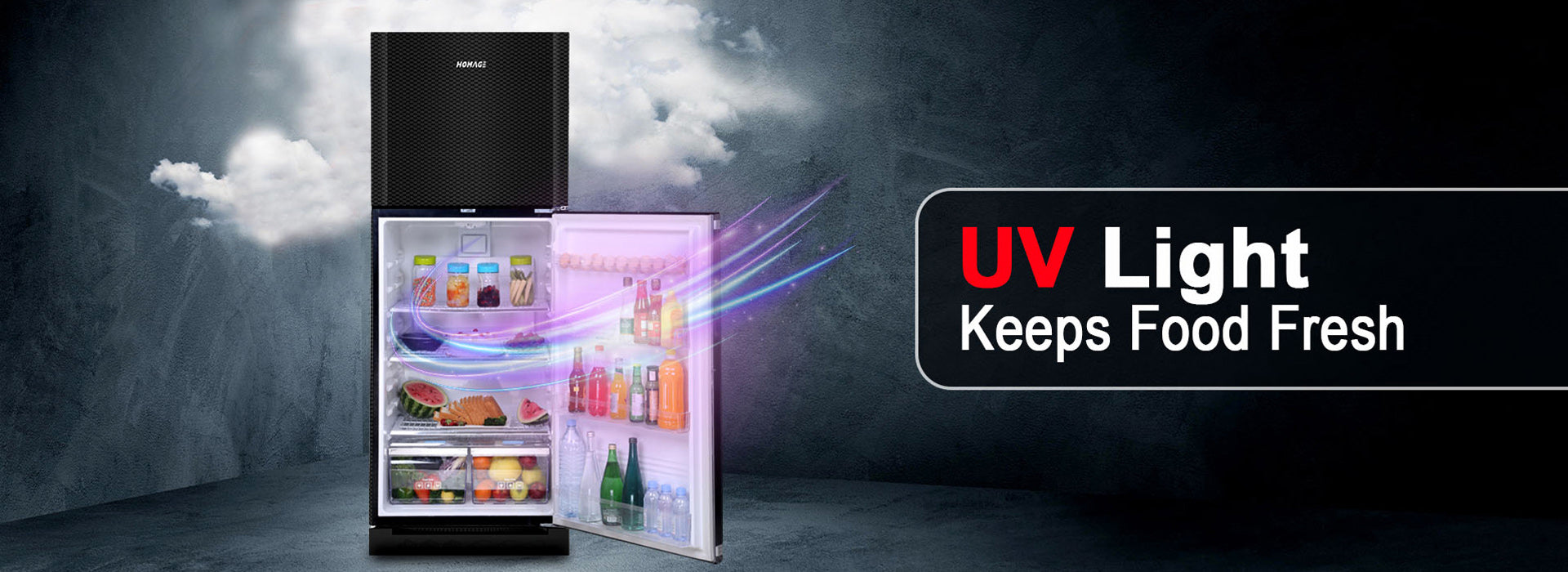 Homage Refrigerator Double Door - KRF-47222 - VCM