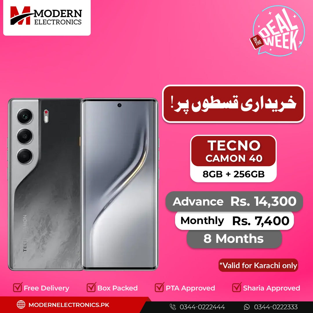 Deal of the Week - Tecno Mobile - CAMON 40 (8GB, 256GB)