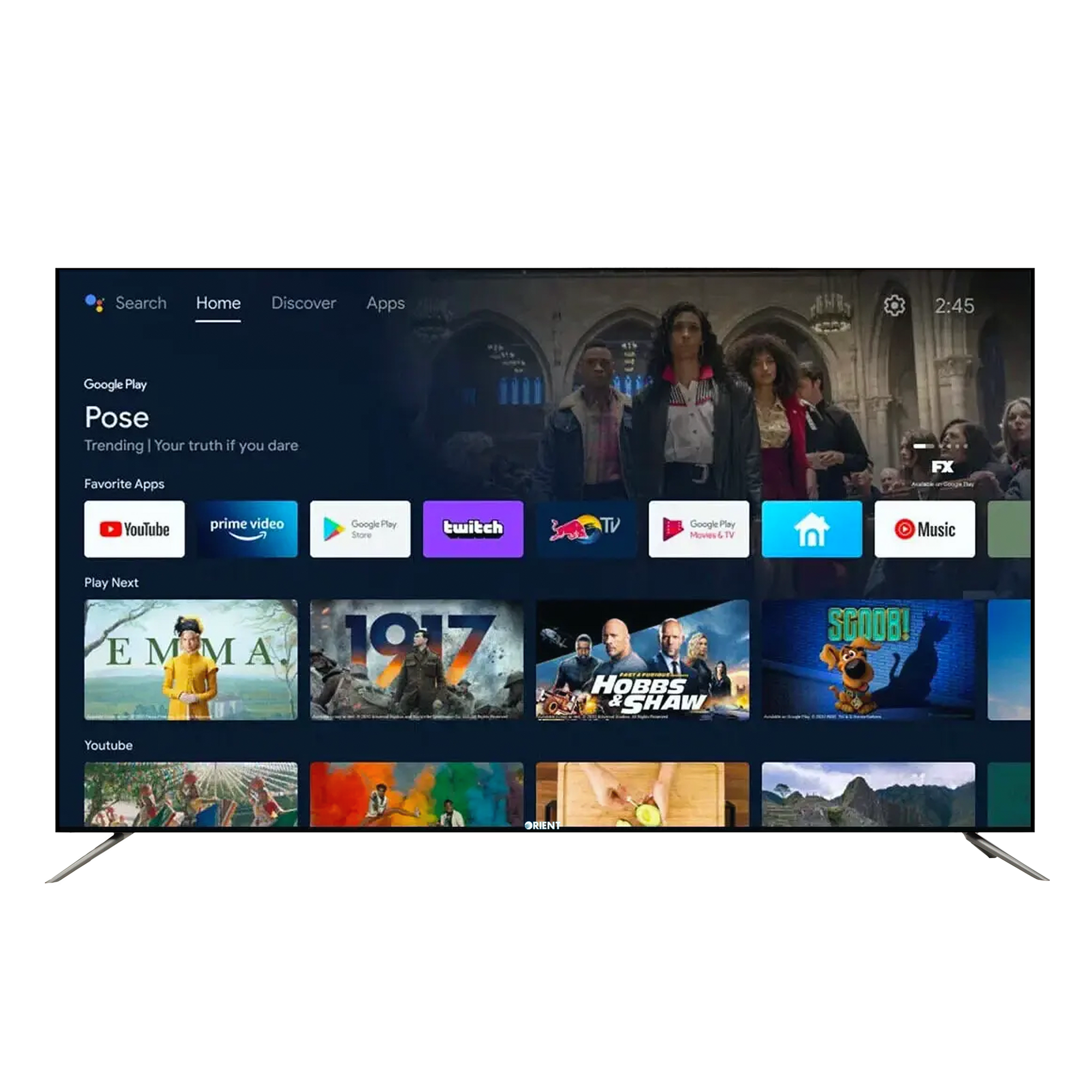 Orient LED TV - Titanium 65" QLED Grey