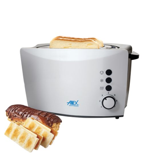 Anex Kitchen Appliances Toaster with Ban Warmer - AG-3003