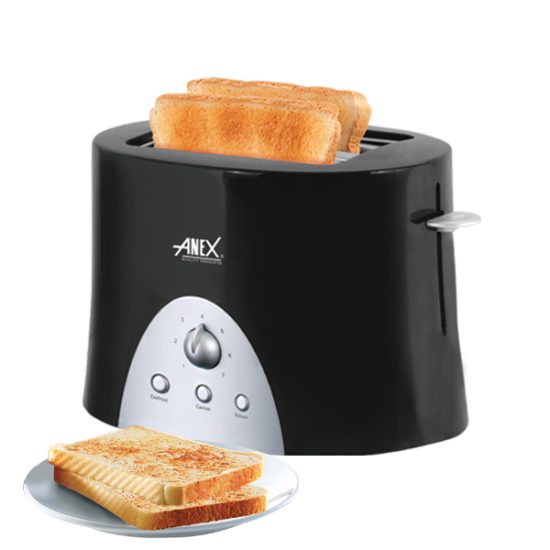 Anex Kitchen Appliances Toaster 2 Slice Cool Touch - AG-3011