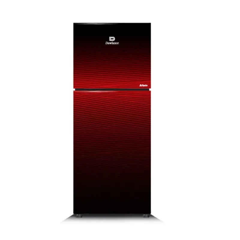 Dawlance Refrigerator Double Door 9173 Acce Coral Red (Glass Door)