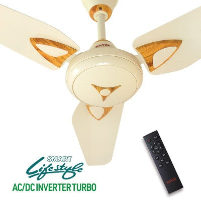 Royal Fans - Fan Ceiling Inverter - Royal Smart Crescent Decor ACDC Ceiling Fan