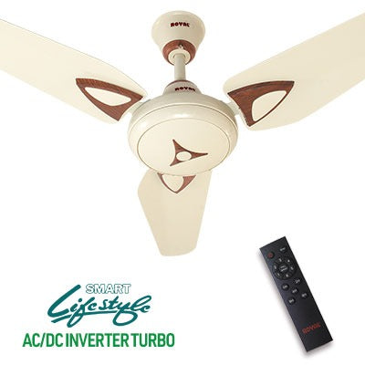 Royal Fans - Fan Ceiling Inverter - Royal Smart Crescent Decor ACDC Ceiling Fan