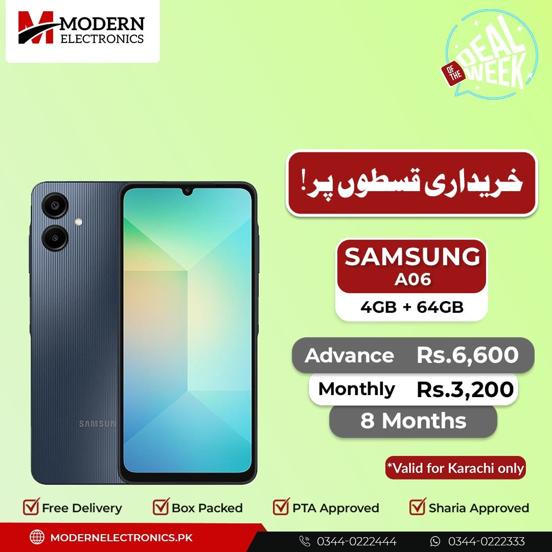 Deal of the Week - Samsung Mobile - A06 (4GB, 64GB)