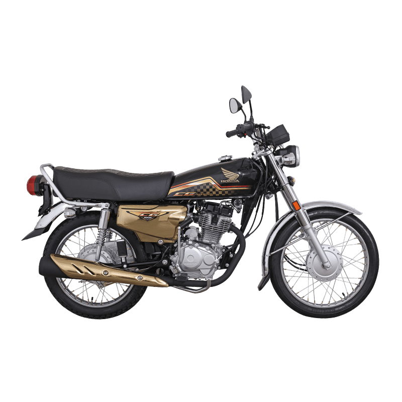 Honda 125CC Motorcycle Motorcycle - CG-125 (Self Start) - Gold
