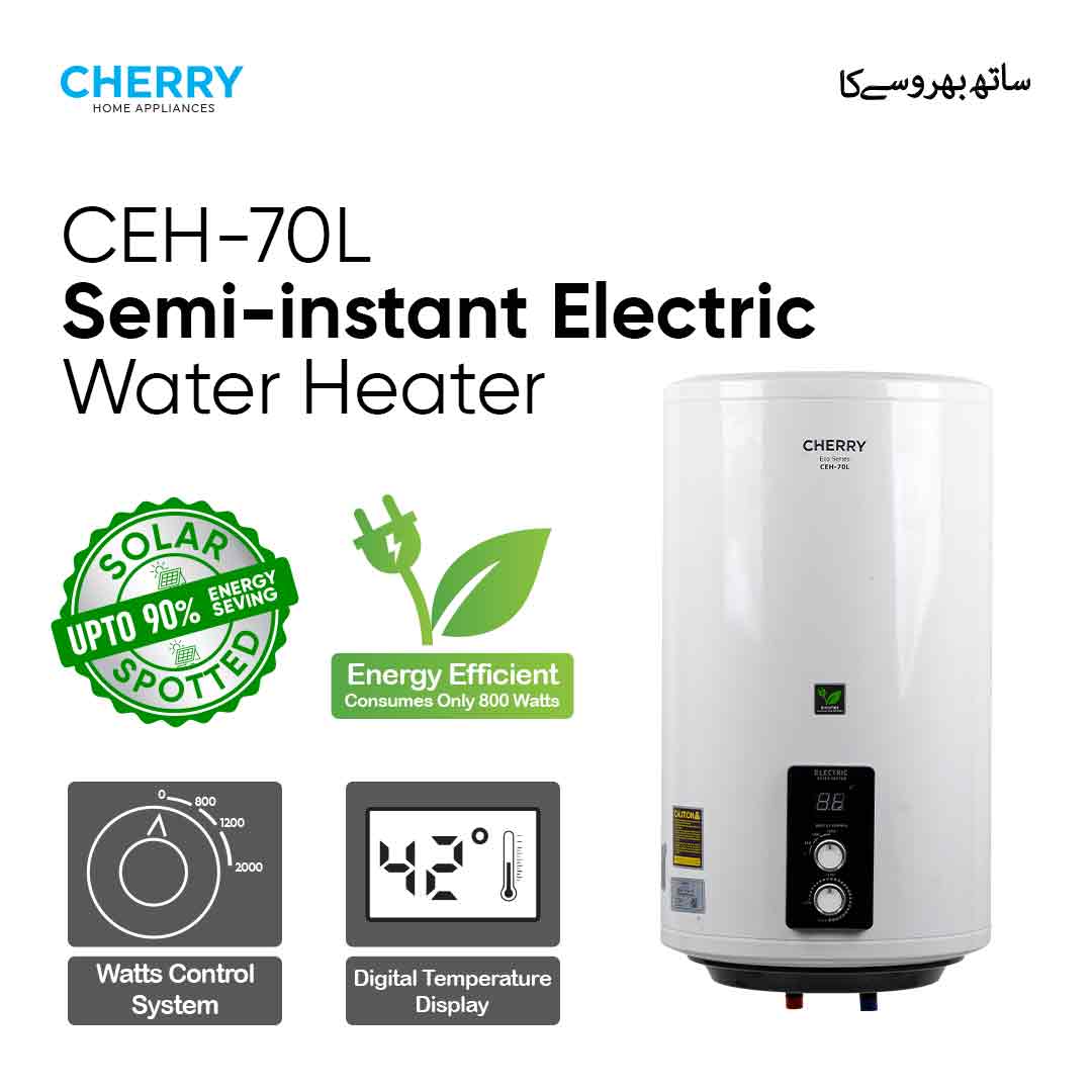 Cherry - Electric Water Heater - EH-70 D