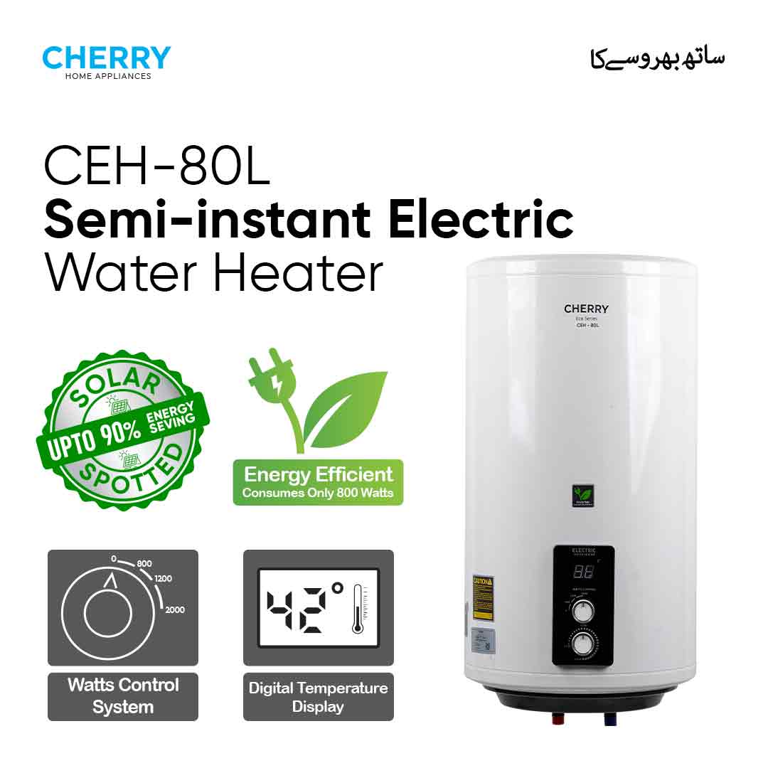 Cherry - Electric Water Heater - EH-80 D