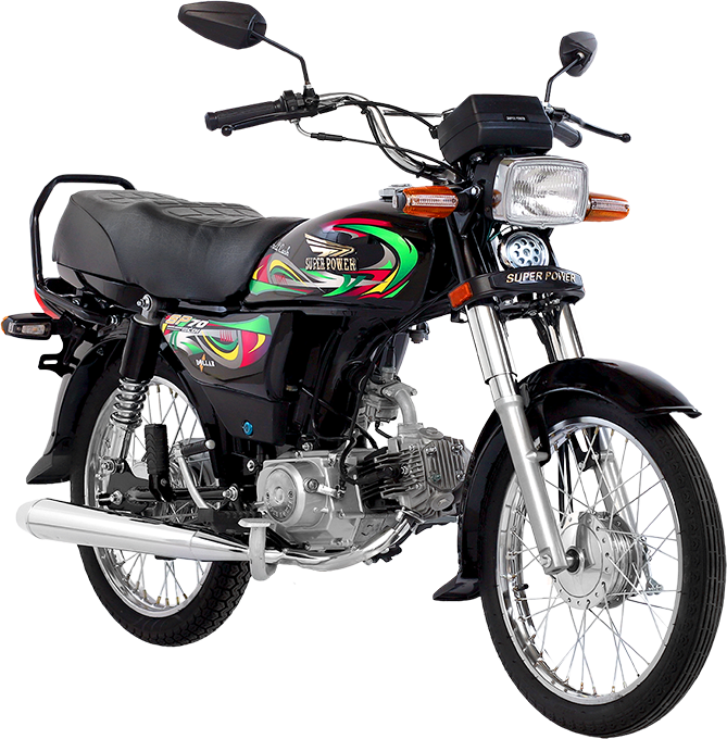 Super Power 70CC Motorcycle - SP-70 Premium Regular (Self Start)