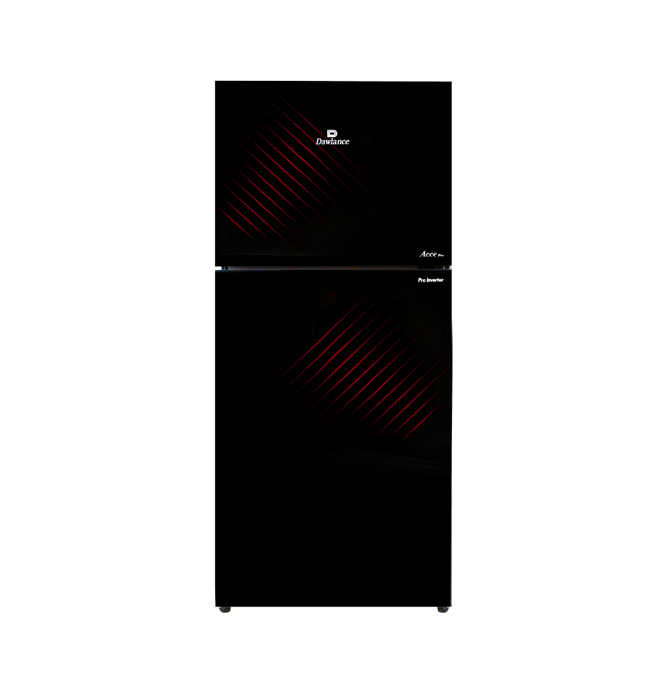 Dawlance Refrigerator Double Door 9173 ACCE PRO CRIMSON (Glass Door)