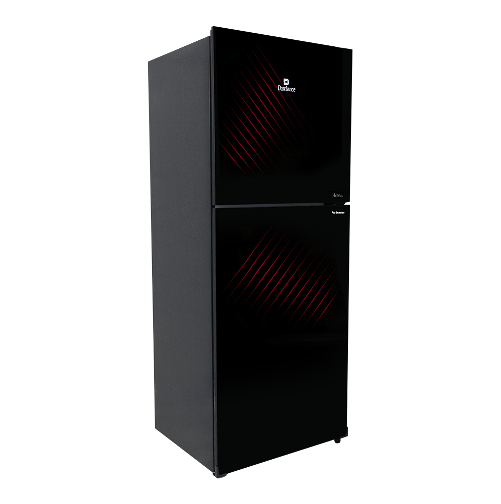 Dawlance Refrigerator Double Door 9173 ACCE PRO CRIMSON (Glass Door)