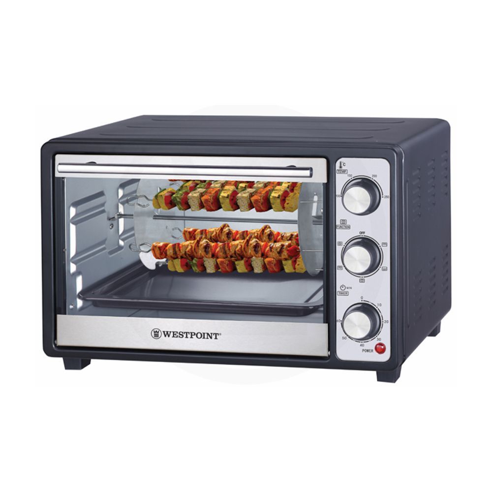 Westpoint Kitchen Appliances Oven With Kabab Grill, 30 Liters, WF-2800RK