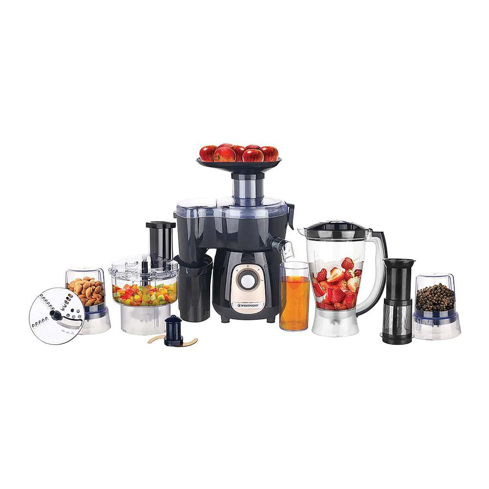 Westpoint Kitchen Appliances Kitchen Chef Food Processor, Black, 450W, WF-7805