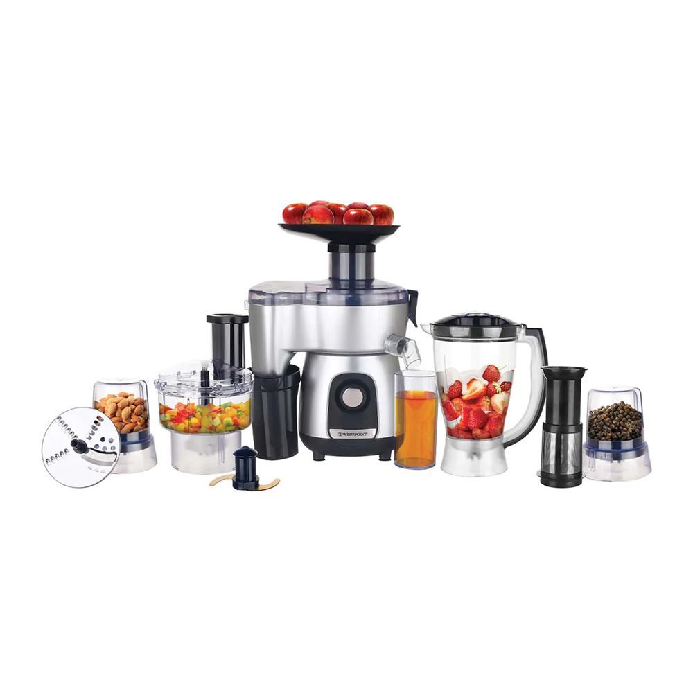 Westpoint Kitchen Appliances Kitchen Chef Food Processor, Grey, 450W, WF-7806