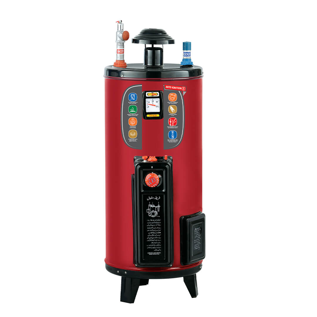 Super Asia - Gas Water Heater - 130 Ltrs - GEH-835Ai (Dual & Auto Ignition + Heavy Gauge Inner Tank)