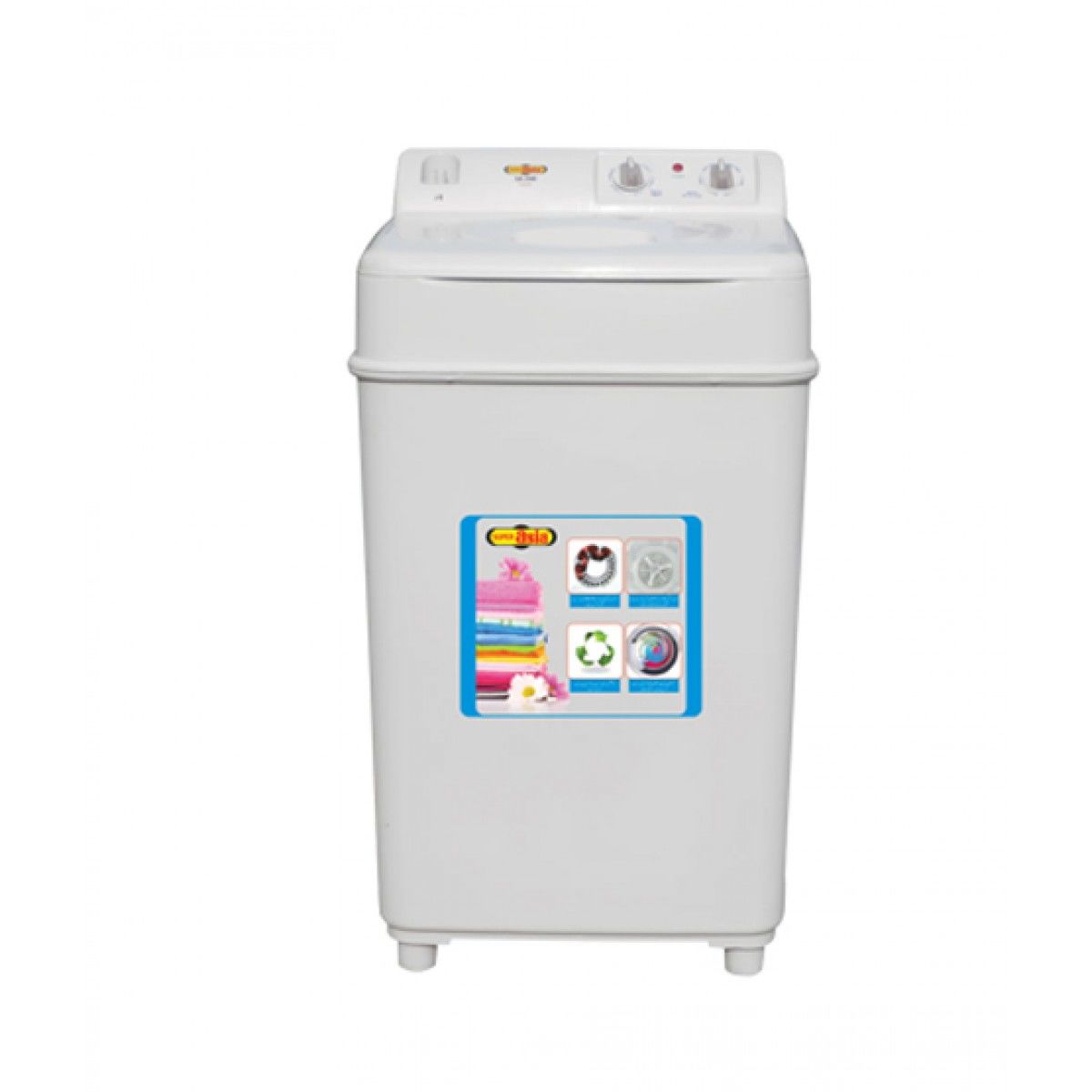 Super Asia Washing Machine Single Tub - SA-240 EXL